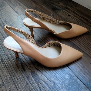 Seychelles nude slingback heels size 6.5